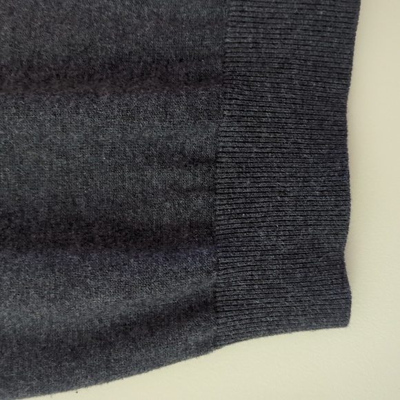 F/X Fusion V-Neck Embroidered Sweater Vest MEDIUM Gray Charcoal - Picture 8 of 15